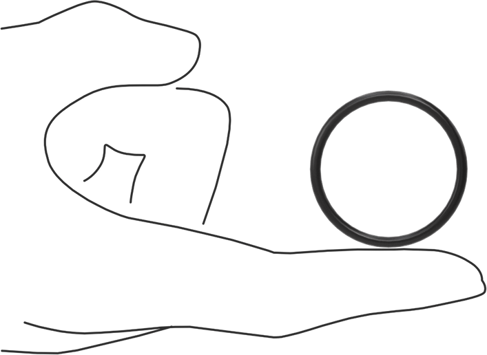 Ultra Kimyasala Dayanıklı FFKM 4079 O-Ring, 3/32 Kesirli Genişlik, Dash Numarası 125