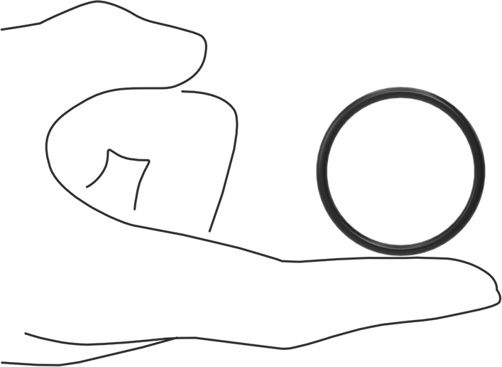 Ultra Kimyasala Dayanıklı FFKM 4079 O-Ring, 3/32 Kesirli Genişlik, Dash Numarası 126