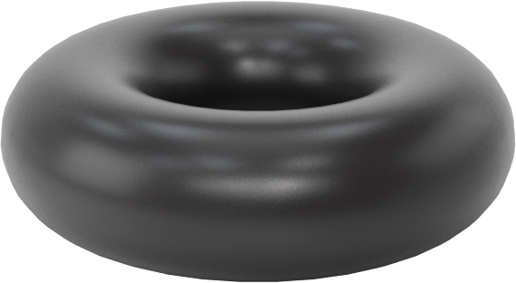 Ultra Kimyasala Dayanıklı FFKM 4079 O-Ring, 1/8 Kesirli Genişlik, Dash Numarası 201