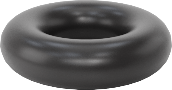 Ultra Kimyasala Dayanıklı FFKM 4079 O-Ring, 1/8 Kesirli Genişlik, Dash Numarası 202