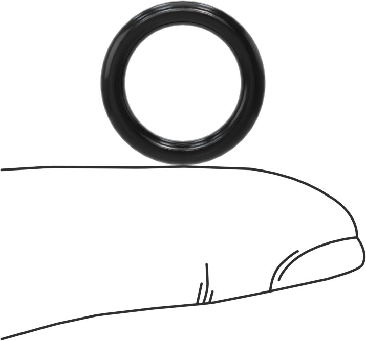 Suya ve Buhara Dayanıklı Yumuşak EPDM O-Rings, 3/32 Kesirli Genişlik, Dash Numarası 112