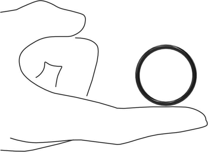 Suya ve Buhara Dayanıklı Yumuşak EPDM O-Rings, 3/32 Kesirli Genişlik, Dash Numarası 123