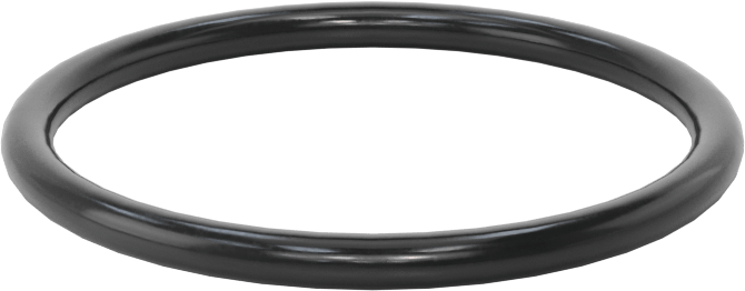 Suya ve Buhara Dayanıklı Yumuşak EPDM O-Rings, 3/32 Kesirli Genişlik, Dash Numarası 125