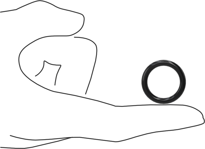 Suya ve Buhara Dayanıklı Yumuşak EPDM O-Rings, 1/8 Kesirli Genişlik, Dash Numarası 210