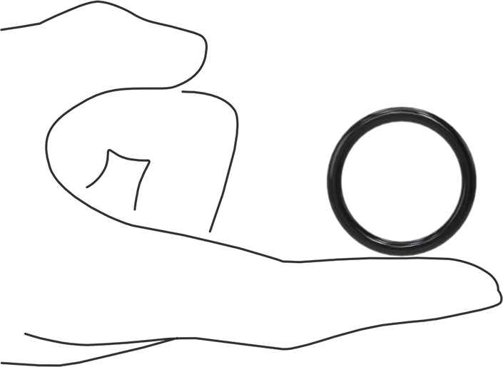 Suya ve Buhara Dayanıklı Yumuşak EPDM O-Rings, 1/8 Kesirli Genişlik, Dash Numarası 216