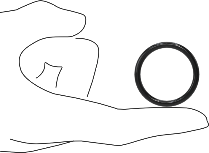 Suya ve Buhara Dayanıklı Yumuşak EPDM O-Rings, 1/8 Kesirli Genişlik, Dash Numarası 217