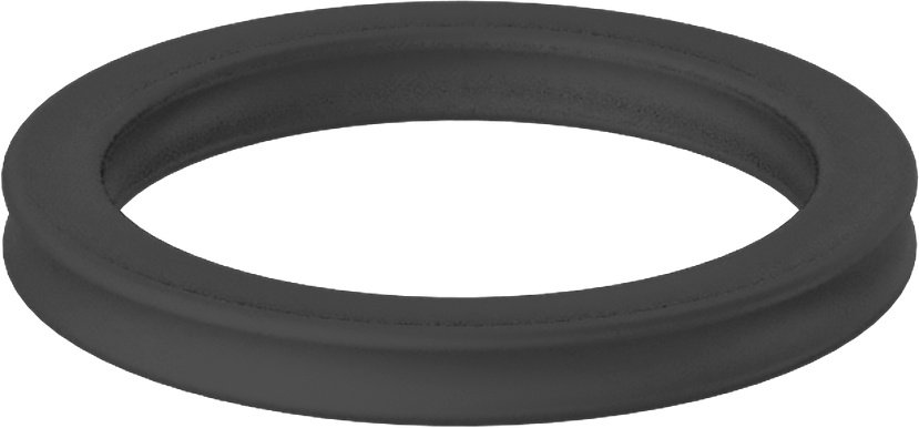 X Profilli Yağa Dayanıklı Buna-N O-Ring, 1/16 Kesirli Genişlik, Dash Numarası 014