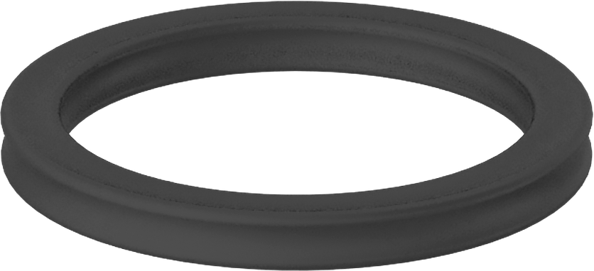 X Profilli Yağa Dayanıklı Buna-N O-Ring, 1/16 Kesirli Genişlik, Dash Numarası 015