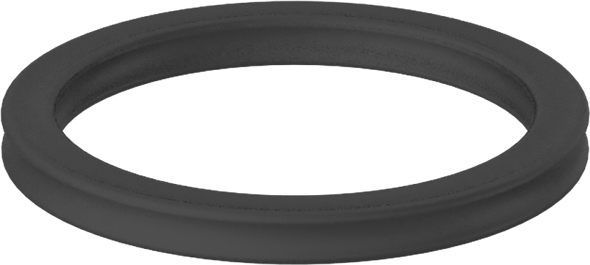 X Profilli Yağa Dayanıklı Buna-N O-Ring, 1/16 Kesirli Genişlik, Dash Numarası 016