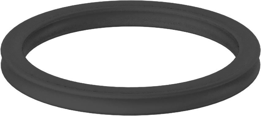 X Profilli Yağa Dayanıklı Buna-N O-Ring, 1/16 Kesirli Genişlik, Dash Numarası 017