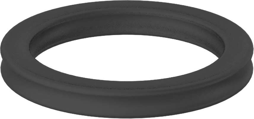 X Profilli Yağa Dayanıklı Buna-N O-Ring, 3/32 Kesirli Genişlik, Dash Numarası 115