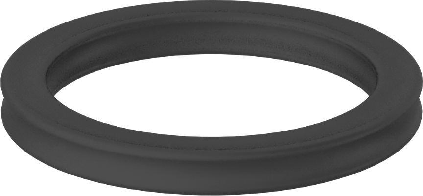 X Profilli Yağa Dayanıklı Buna-N O-Ring, 3/32 Kesirli Genişlik, Dash Numarası 116