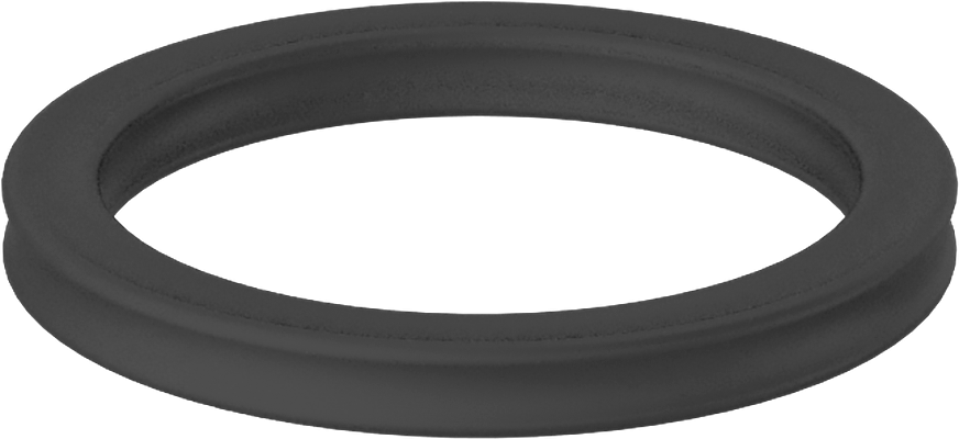 X Profilli Yağa Dayanıklı Buna-N O-Ring, 3/32 Kesirli Genişlik, Dash Numarası 117