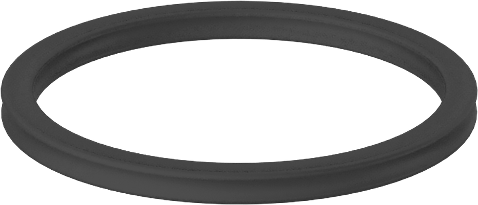 X Profilli Yağa Dayanıklı Buna-N O-Ring, 3/32 Kesirli Genişlik, Dash Numarası 125