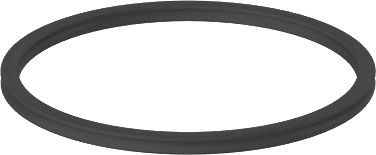 X Profilli Yağa Dayanıklı Buna-N O-Ring, 3/32 Kesirli Genişlik, Dash Numarası 136