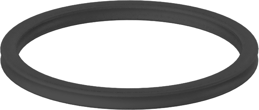 X Profilli Yağa Dayanıklı Buna-N O-Ring, 1/16 Kesirli Genişlik, Dash Numarası 021