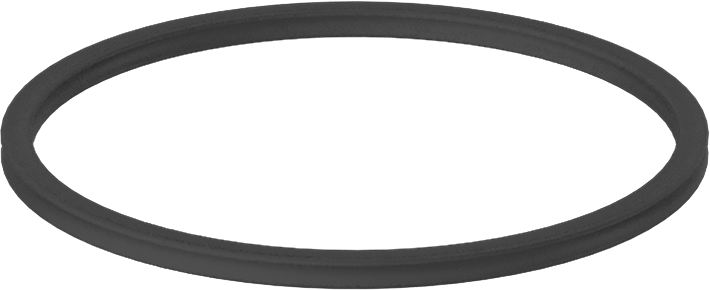 X Profilli Yağa Dayanıklı Buna-N O-Ring, 1/16 Kesirli Genişlik, Dash Numarası 029