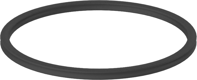 X Profilli Yağa Dayanıklı Buna-N O-Ring, 3/32 Kesirli Genişlik, Dash Numarası 138