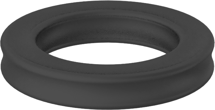 X Profilli Yağa Dayanıklı Buna-N O-Ring, 1/8 Kesirli Genişlik, Dash Numarası 207