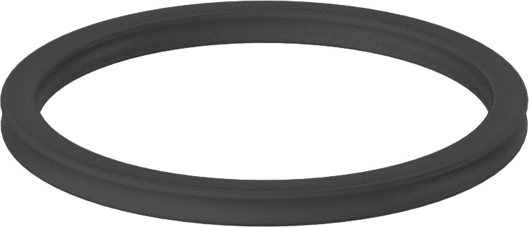 X Profilli Yağa Dayanıklı Buna-N O-Ring, 1/8 Kesirli Genişlik, Dash Numarası 224