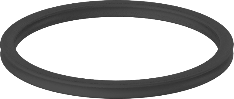 X Profilli Yağa Dayanıklı Buna-N O-Ring, 1/8 Kesirli Genişlik, Dash Numarası 226