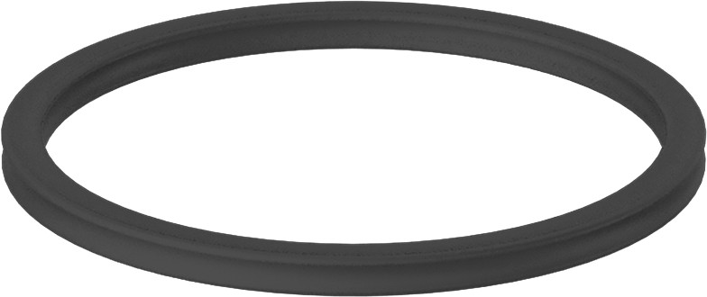 X Profilli Yağa Dayanıklı Buna-N O-Ring, 1/8 Kesirli Genişlik, Dash Numarası 227