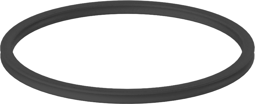 X Profilli Yağa Dayanıklı Buna-N O-Ring, 1/8 Kesirli Genişlik, Dash Numarası 232