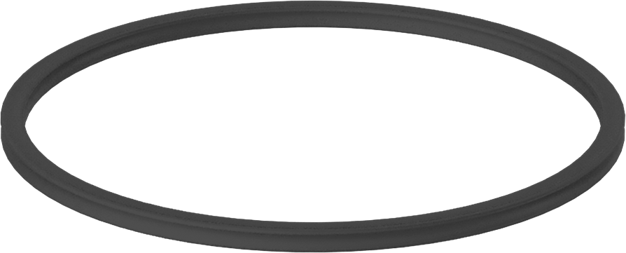 X Profilli Yağa Dayanıklı Buna-N O-Ring, 1/8 Kesirli Genişlik, Dash Numarası 238