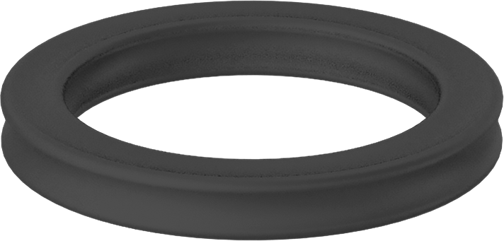 X Profilli Yağa Dayanıklı Buna-N O-Ring, 3/16 Kesirli Genişlik, Dash Numarası 322