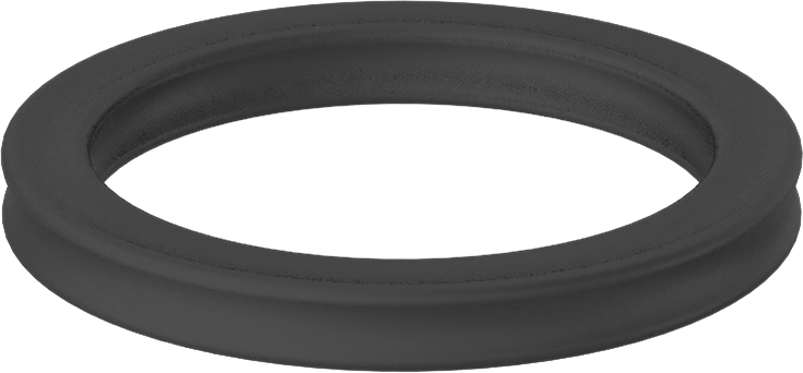 X Profilli Yağa Dayanıklı Buna-N O-Ring, 3/16 Kesirli Genişlik, Dash Numarası 325