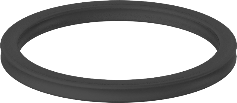 X Profilli Yağa Dayanıklı Buna-N O-Ring, 3/16 Kesirli Genişlik, Dash Numarası 332