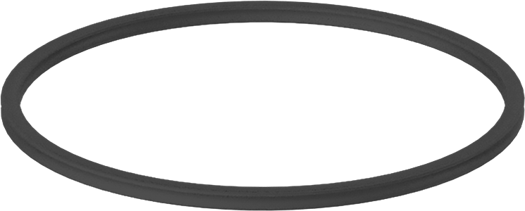 X Profilli Yağa Dayanıklı Buna-N O-Ring, 1/16 Kesirli Genişlik, Dash Numarası 032