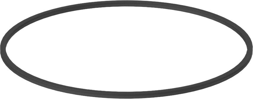 X Profilli Yağa Dayanıklı Buna-N O-Ring, 1/16 Kesirli Genişlik, Dash Numarası 042