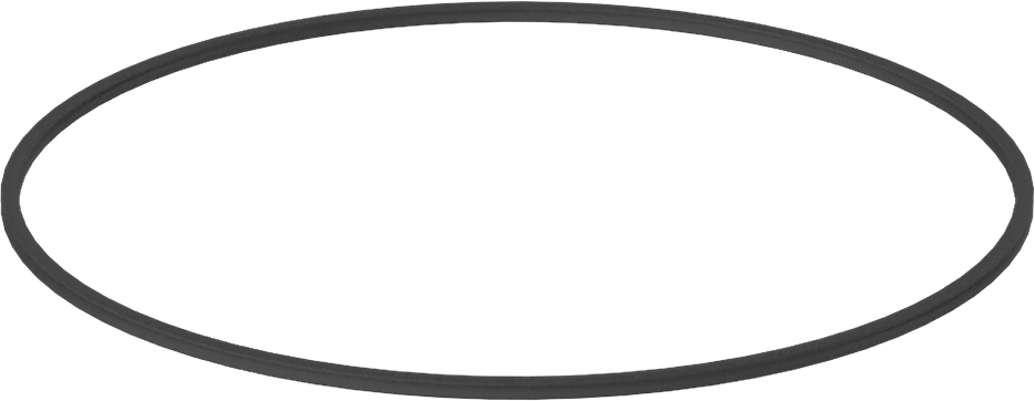 X Profilli Yağa Dayanıklı Buna-N O-Ring, 1/16 Kesirli Genişlik, Dash Numarası 045