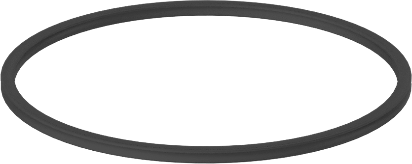 X Profilli Yağa Dayanıklı Buna-N O-Ring, 3/32 Kesirli Genişlik, Dash Numarası 151