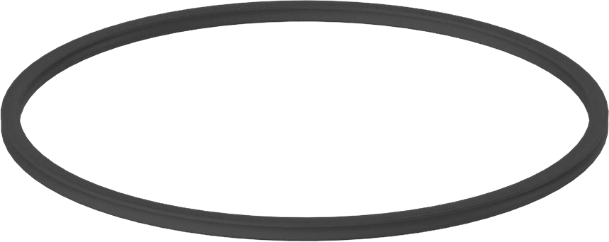X Profilli Yağa Dayanıklı Buna-N O-Ring, 3/32 Kesirli Genişlik, Dash Numarası 152