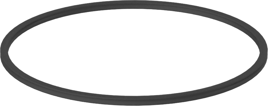 X Profilli Yağa Dayanıklı Buna-N O-Ring, 3/32 Kesirli Genişlik, Dash Numarası 153