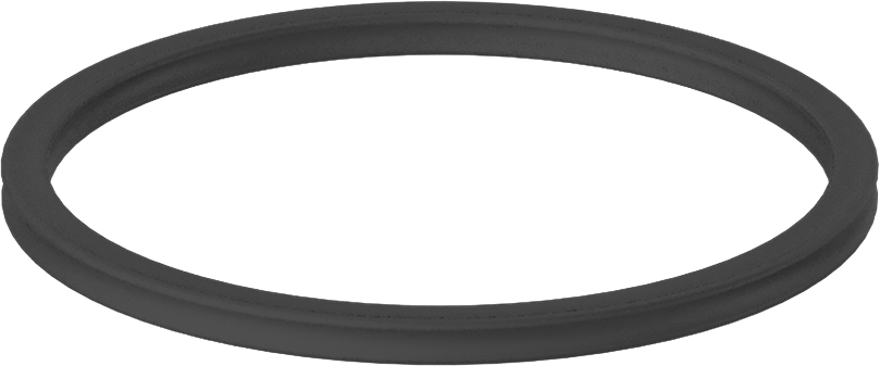 X Profilli Yağa Dayanıklı Buna-N O-Ring, 1/8 Kesirli Genişlik, Dash Numarası 229