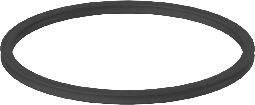 X Profilli Yağa Dayanıklı Buna-N O-Ring, 1/8 Kesirli Genişlik, Dash Numarası 233