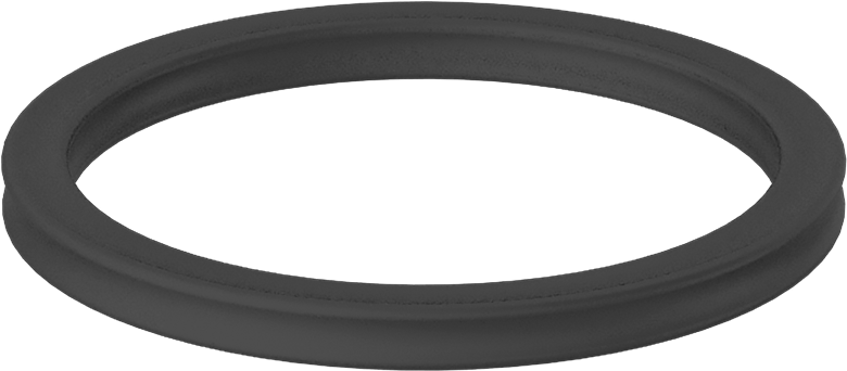 X Profilli Yağa Dayanıklı Buna-N O-Ring, 3/16 Kesirli Genişlik, Dash Numarası 331