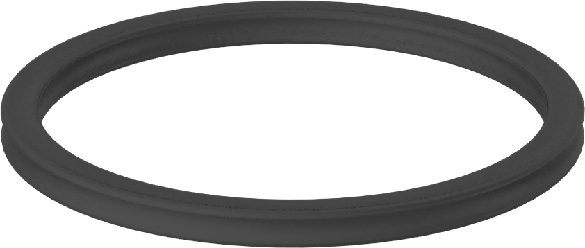 X Profilli Yağa Dayanıklı Buna-N O-Ring, 3/16 Kesirli Genişlik, Dash Numarası 336