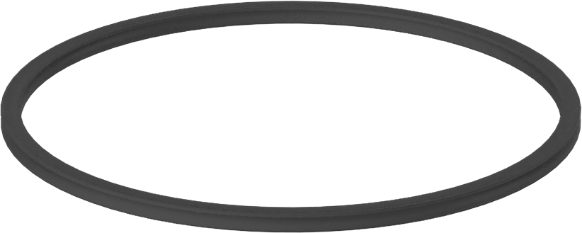 X Profilli Yağa Dayanıklı Buna-N O-Ring, 3/32 Kesirli Genişlik, Dash Numarası 150