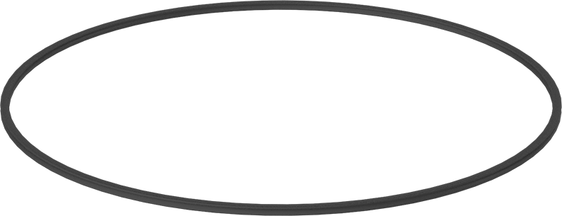 X Profilli Yağa Dayanıklı Buna-N O-Ring, 1/8 Kesirli Genişlik, Dash Numarası 270