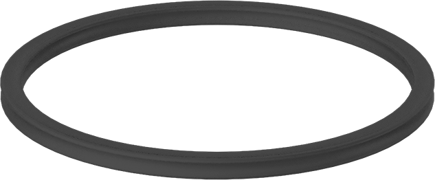 X Profilli Yağa Dayanıklı Buna-N O-Ring, 3/16 Kesirli Genişlik, Dash Numarası 344