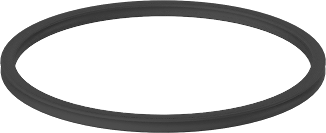X Profilli Yağa Dayanıklı Buna-N O-Ring, 3/16 Kesirli Genişlik, Dash Numarası 349