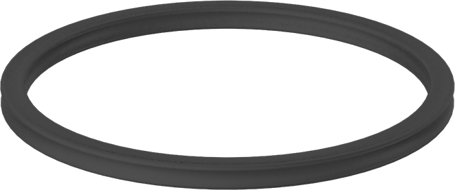 X Profilli Yağa Dayanıklı Buna-N O-Ring, 1/4 Kesirli Genişlik, Dash Numarası 425