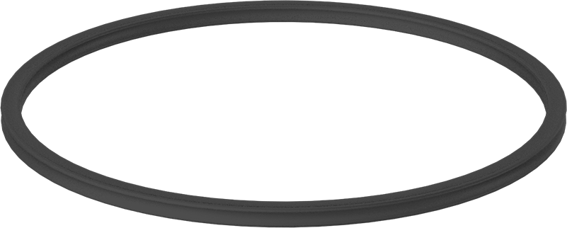 X Profilli Yağa Dayanıklı Buna-N O-Ring, 1/4 Kesirli Genişlik, Dash Numarası 443