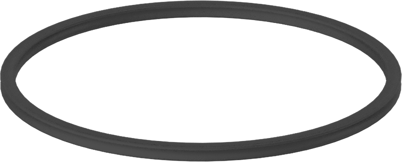 X Profilli Yağa Dayanıklı Buna-N O-Ring, 3/32 Kesirli Genişlik, Dash Numarası 147