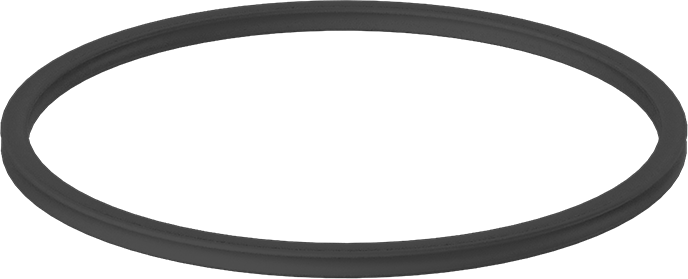 X Profilli Yağa Dayanıklı Buna-N O-Ring, 3/16 Kesirli Genişlik, Dash Numarası 353