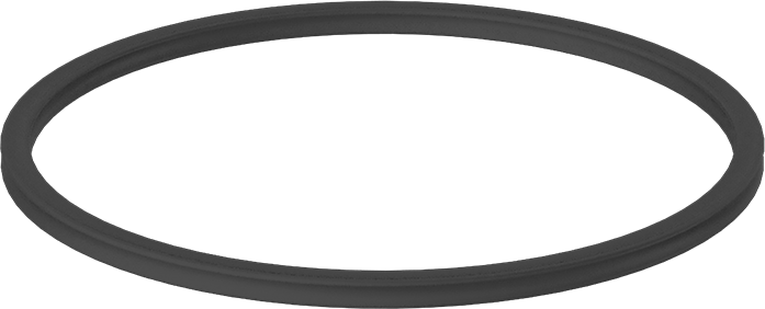 X Profilli Yağa Dayanıklı Buna-N O-Ring, 3/16 Kesirli Genişlik, Dash Numarası 354